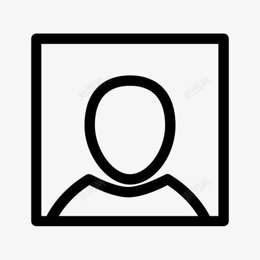 头像个人资料照片图标svg_新图网 https://ixintu.com 个人 个人资料 人 图像 头像 客户 帐户 成员 概述的界面元素 照片 登录
