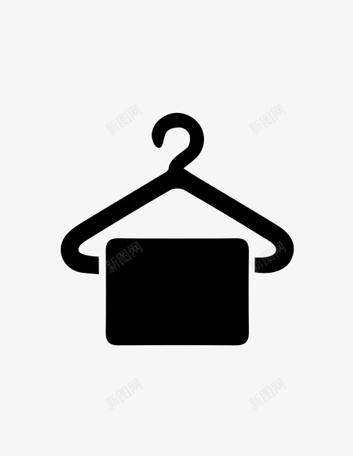 衣架挂架衣柜图标svg_新图网 https://ixintu.com 挂架 时尚 款式 毛巾 衣架 衣柜