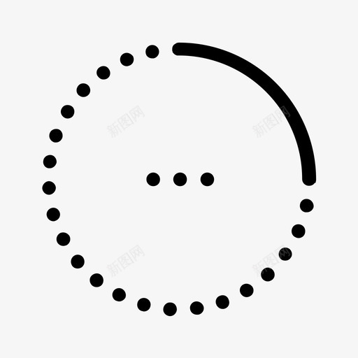 加载缓冲进程图标svg_新图网 https://ixintu.com 加载 处理 时间 等待 简单概述 缓冲 进度 进程