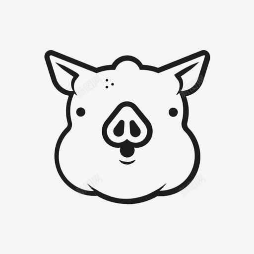 逗乐猪猪肉百万像素图标svg_新图网 https://ixintu.com 买家 动物 图表 手机 猪 猪肉 百万像素 肥肉 蓝牙 趣味 逗乐猪