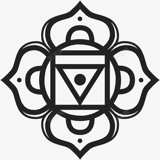 轮回脉轮能量图标svg_新图网 https://ixintu.com 根脉轮 瑜伽 能量 脉轮 轮回