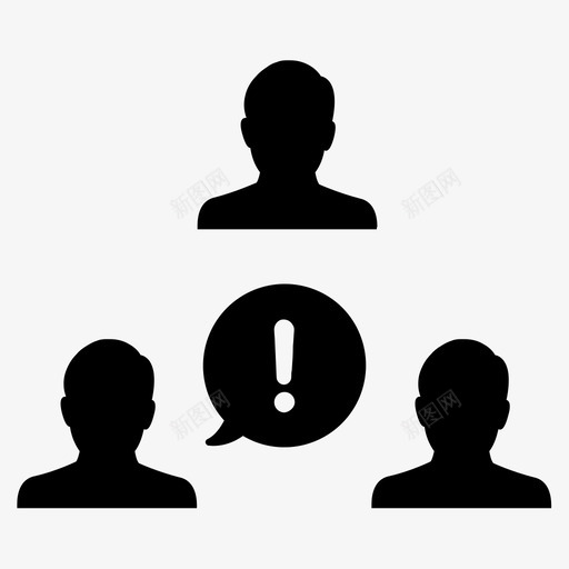 团队警告胜利图标svg_新图网 https://ixintu.com 人 任务 力量 呼喊 团队 尖叫 用户 目标 胜利 警告 谈话