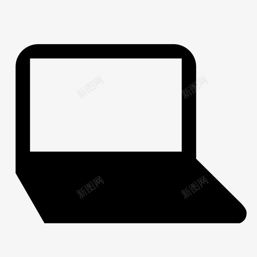 手提电脑电脑笔记簿图标svg_新图网 https://ixintu.com 个人电脑 手提电脑 技术 电脑 笔记本电脑 笔记簿 系统