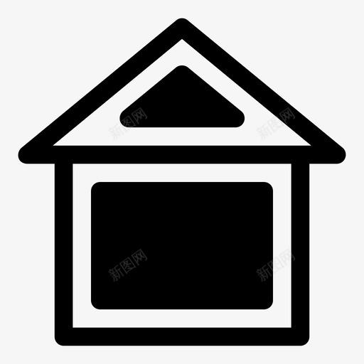 家屋顶休息处图标svg_新图网 https://ixintu.com 休息处 位置 家 小屋 屋顶 房地产 漂亮 漂亮的图标 生活空间 简陋的住所