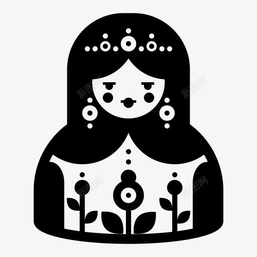 奶妈洋娃娃小雕像图标svg_新图网 https://ixintu.com 俄罗斯 奶妈 小雕像 洋娃娃 马蒂奥斯卡