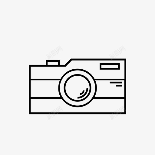 照相机数码相机数码摄影图标svg_新图网 https://ixintu.com 图像 图片 数码摄影 数码相机 照相机 胶卷 闪光灯