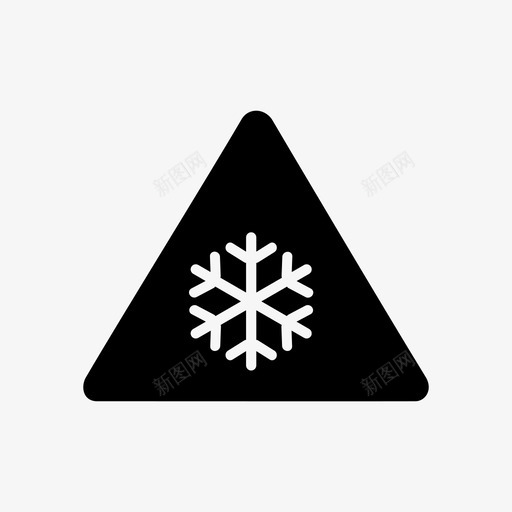 低温安全标志图标svg_新图网 https://ixintu.com 低温安全标志