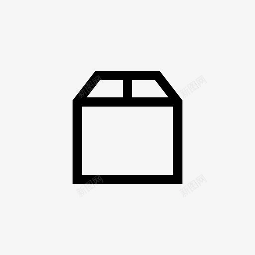 箱子包装包裹图标svg_新图网 https://ixintu.com 产品 包装 包裹 商店 箱子 联系方式 装运 邮寄 采购 销售