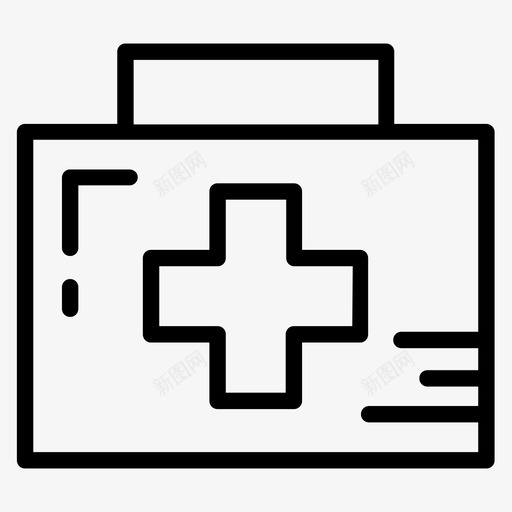 急救绷带纱布图标svg_新图网 https://ixintu.com 产品类别商业 医疗 医药 医院 卫生 安全 急救 纱布 绷带