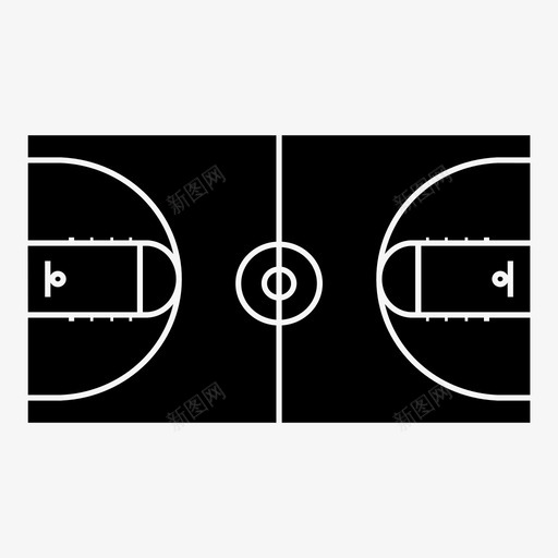 篮球场竞技场比赛图标svg_新图网 https://ixintu.com nba 体育 体育场 场地 比赛 竞技场 篮球场 让我们一起玩