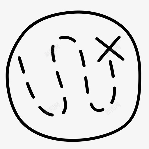 藏宝图旅行搜索图标svg_新图网 https://ixintu.com 前任 孩子和宠物 寻找 导航 搜索 旅行 藏宝图 路径 路线 黄金