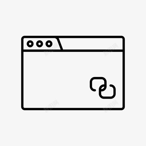 url窗口源代码程序图标svg_新图网 https://ixintu.com url窗口 应用程序 应用程序和开发 浏览器 源代码 界面 程序 链接