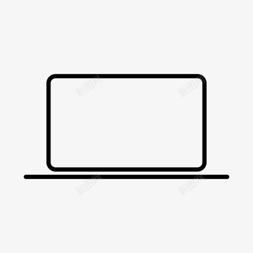 手提电脑个人电脑笔记本电脑图标svg_新图网 https://ixintu.com macbook 个人电脑 小工具 手提电脑 技术 笔记本电脑