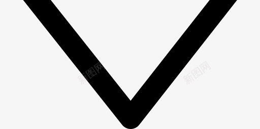 简单的从北到南箭头图标svg_新图网 https://ixintu.com 简单的从北到南 箭头