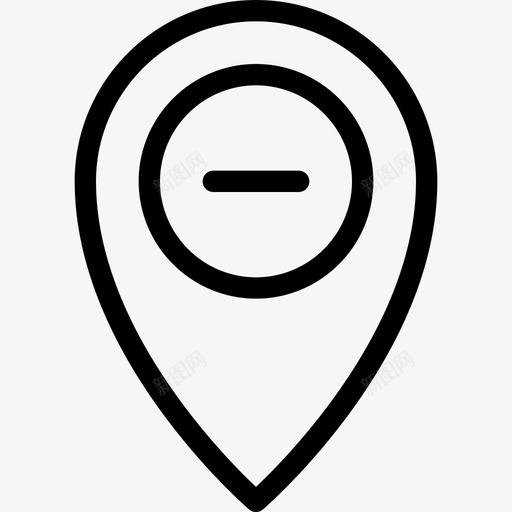 删除过时的位置删除地图删除不重要的位置图标svg_新图网 https://ixintu.com 删除不重要的位置 删除地图 删除导航线 删除过时的位置