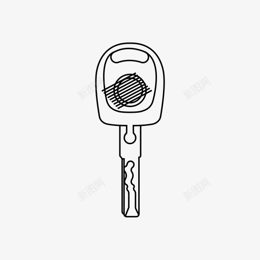汽车钥匙安全受保护图标svg_新图网 https://ixintu.com 受保护 安全 密码 打开 汽车钥匙 钥匙