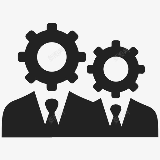 商务人员设置经理图标svg_新图网 https://ixintu.com 为钱 公司 商务人员 想法 投资 管理 经理 设置 配置 齿轮