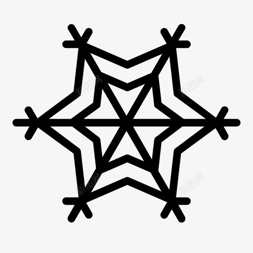 雪花粉雪雪毯图标svg_新图网 https://ixintu.com snobank 假日 冬季 十二月 圣诞节 粉雪 装饰 降雪 雨夹雪 雪毯 雪花