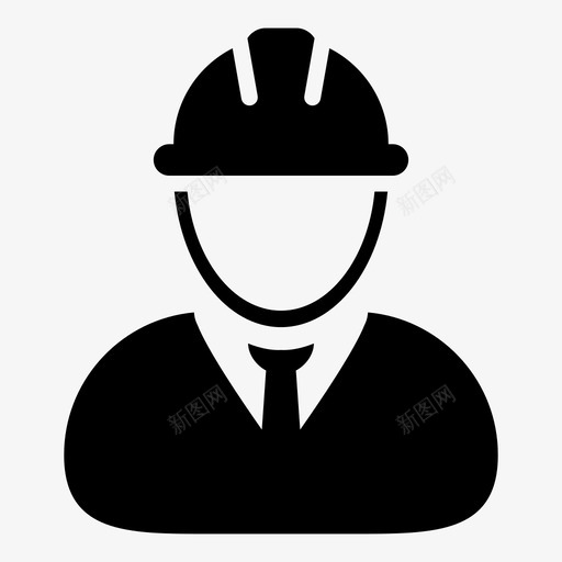 工程师建筑施工图标svg_新图网 https://ixintu.com 制造 工人 工程师 建筑 技工等 施工 用户图标施工 设计