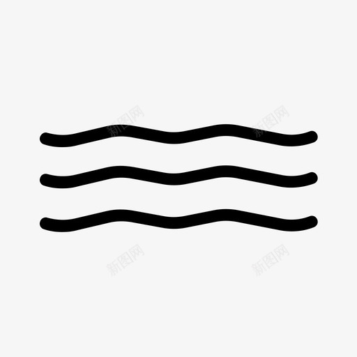 平静的水海池图标svg_新图网 https://ixintu.com 天气 平静的水 池 波浪 流动 海 海滩 液体 蓝色 运动