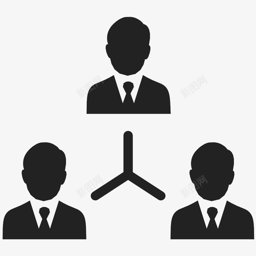 商务人员团队销售团队图标svg_新图网 https://ixintu.com 会议 合作伙伴 商务人员 团队 层级 男性 管理层 销售团队 雇主