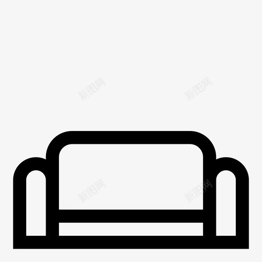 沙发椅子座位图标svg_新图网 https://ixintu.com 休息 家 家具 座位 房子 柔软 椅子 沙发