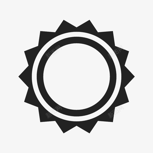 太阳阳光夏天图标svg_新图网 https://ixintu.com 圆的 夏天 太阳 炽热的 热浪的 热的 阳光