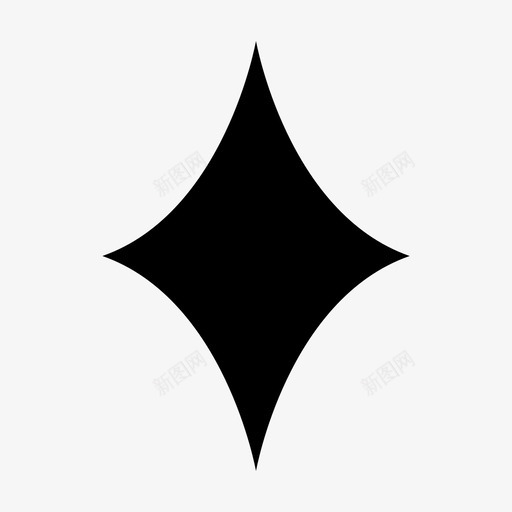 钻石卡片游戏图标svg_新图网 https://ixintu.com 卡片 思考 星星 游戏 游戏和运动 火柴 钻石 闪亮