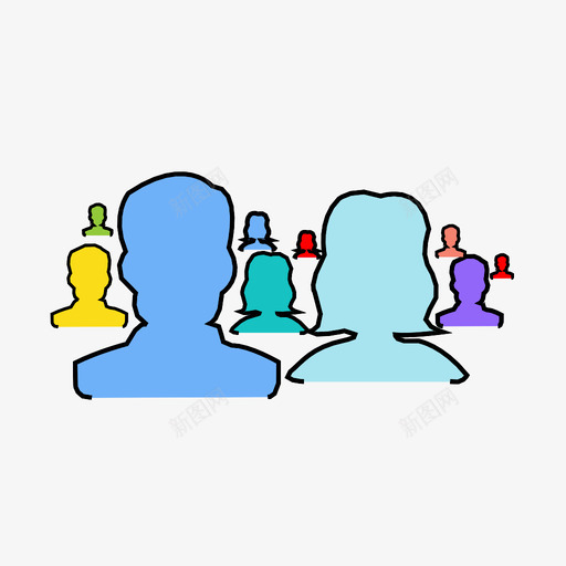 群体人群大群体图标svg_新图网 https://ixintu.com 主要群体 人口过剩 人群 作者群体 大群体 拥挤 群体