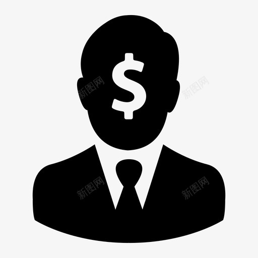 商人领带西装图标svg_新图网 https://ixintu.com 人 利润 商人 想法 男人 简介 西装 贪婪 钱 领带