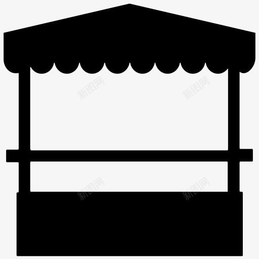 小屋街边咖啡馆建筑图标svg_新图网 https://ixintu.com 地基 小屋 建筑 建筑实心图标 自助餐厅 街边咖啡馆 食堂