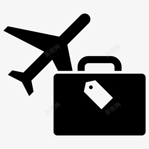 旅行飞行员退休图标svg_新图网 https://ixintu.com 旅游 旅行 旅行箱 起飞 退休 飞行员
