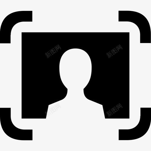 对焦肖像照相机拍摄图标svg_新图网 https://ixintu.com 对焦肖像 居中 拍摄 照相机 相框