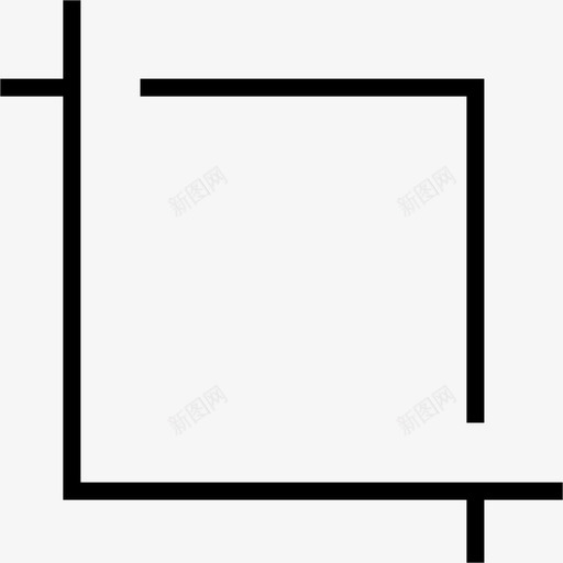 聚焦裁剪photoshop图标svg_新图网 https://ixintu.com photoshop 工具 聚焦 裁剪