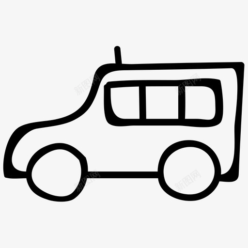 厢式货车图标svg_新图网 https://ixintu.com 厢式货车