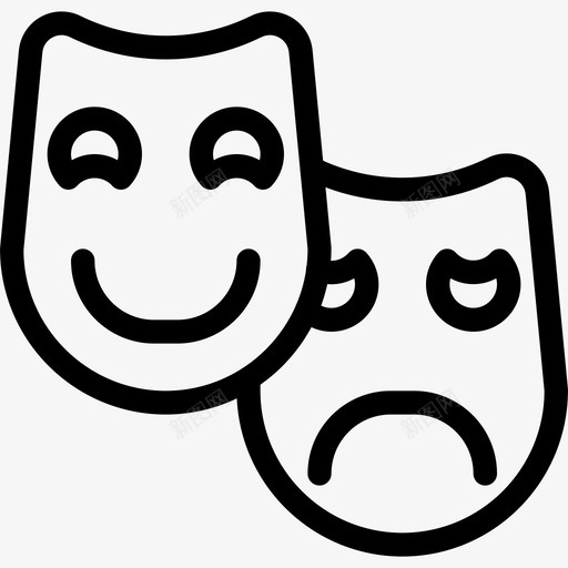 剧院面具剧院保护图标svg_新图网 https://ixintu.com 休闲娱乐线图标 伪装 保护 剧院 剧院面具 娱乐 电影 电影院 覆盖 隐藏 面纱