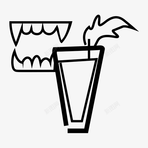 血腥玛丽酒精酒精饮料图标svg_新图网 https://ixintu.com 玻璃杯 血腥玛丽 酒精 酒精饮料 鸡尾酒