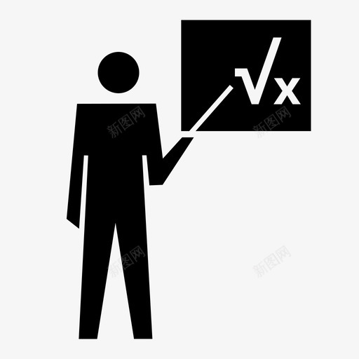 教师学生教授图标svg_新图网 https://ixintu.com 学习 学生 指针 教师 教授 教育 数学 讲师