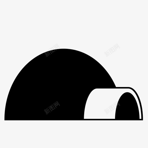 冰屋地方冰图标svg_新图网 https://ixintu.com 冰 冰屋 凉爽 地方 家 寒冷 庇护所 建筑 建筑物 房子 爱斯基摩人