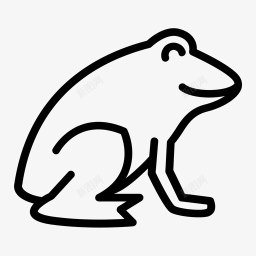 青蛙蟾蜍迷信图标svg_新图网 https://ixintu.com 两栖动物 动物 好运 幸运 幸运的象征 自然 蟾蜍 迷信 野生动物 青蛙