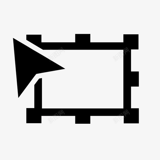 裁剪工具photoshop图标svg_新图网 https://ixintu.com illustrator photoshop 光标 单击 工具 框架 照片编辑 编辑照片 裁剪