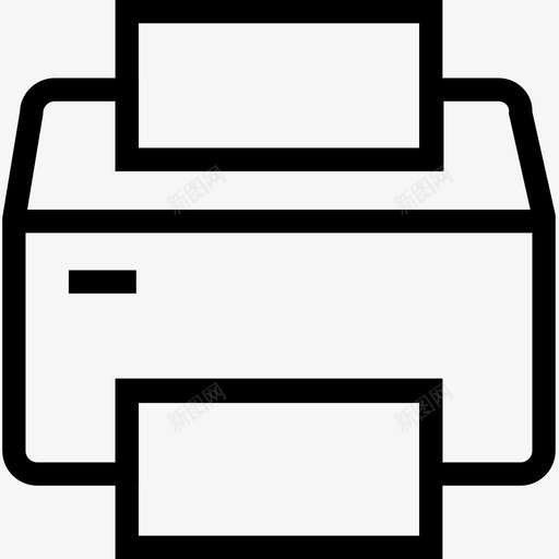 传真机电子文件打印机图标svg_新图网 https://ixintu.com 传真机 打印机 电子文件
