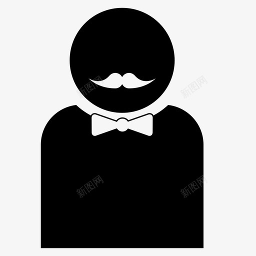 胡子男人个性衣着图标svg_新图网 https://ixintu.com 个性 伙计 年鉴 时髦 男人 胡子男人 花哨 衣着 面部头发
