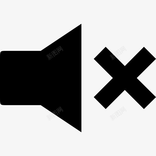 关机扬声器静音图标svg_新图网 https://ixintu.com 关机 扬声器 禁用 静音 音乐