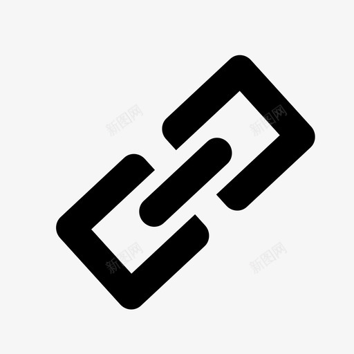 链接超链接互联网图标svg_新图网 https://ixintu.com 互联网 超链接 链接