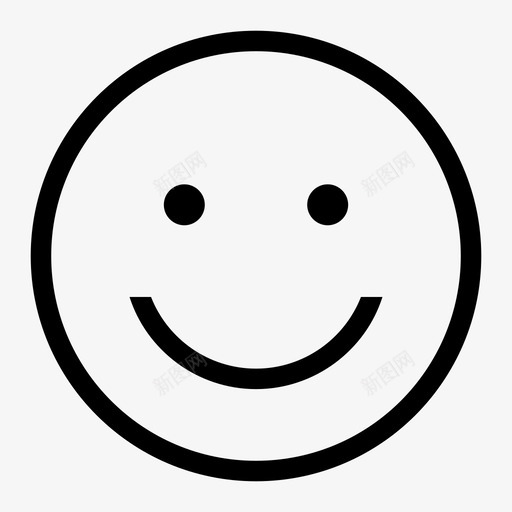 快乐表情情绪图标svg_新图网 https://ixintu.com 头 好 微笑 快乐 情绪 脸 表情 表达