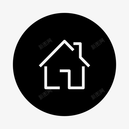 家建筑物门图标svg_新图网 https://ixintu.com 主 互联网 住宅 家 建筑物 房地产 房子 网站 门