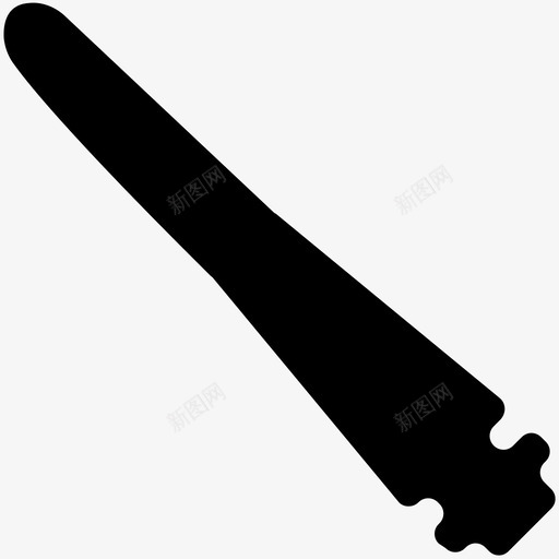 剑武器固体图标svg_新图网 https://ixintu.com 剑 武器固体图标