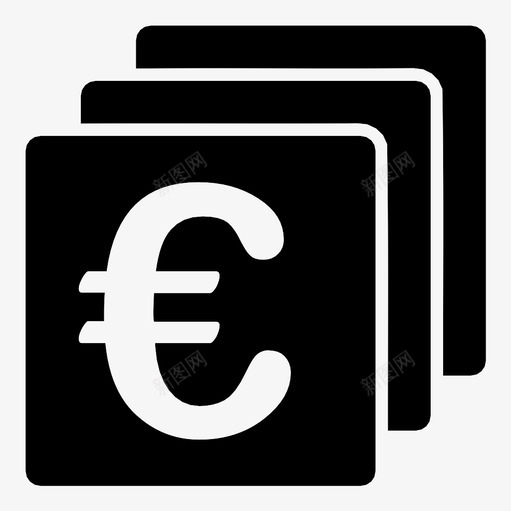 财务财富价值图标svg_新图网 https://ixintu.com 专业 价值 基金 帮助 欧洲 经济 财务 财富 金融 金钱