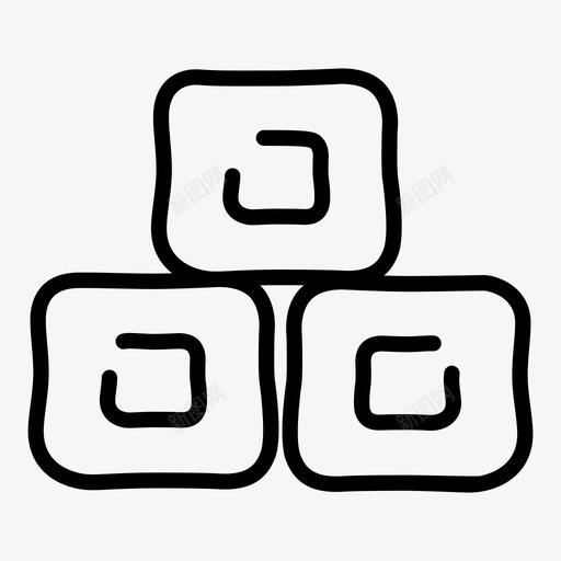 薄荷糖硬币冰块图标svg_新图网 https://ixintu.com 冰块 小吃 材料 炉甘蓝 物体 硬币 薄荷糖